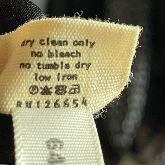 L'AGENCE Silk Black Pleated Halter Dress Size 4 - Picture 10 of 11